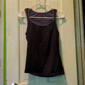 Purple Tank Top Built-in Bra
